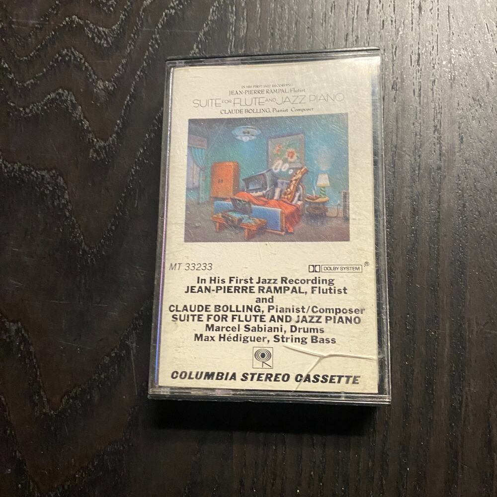 Jean-Pierre Rampal & Claude Bolling "Suite for Flute and Jazz Piano" Cassette FS
